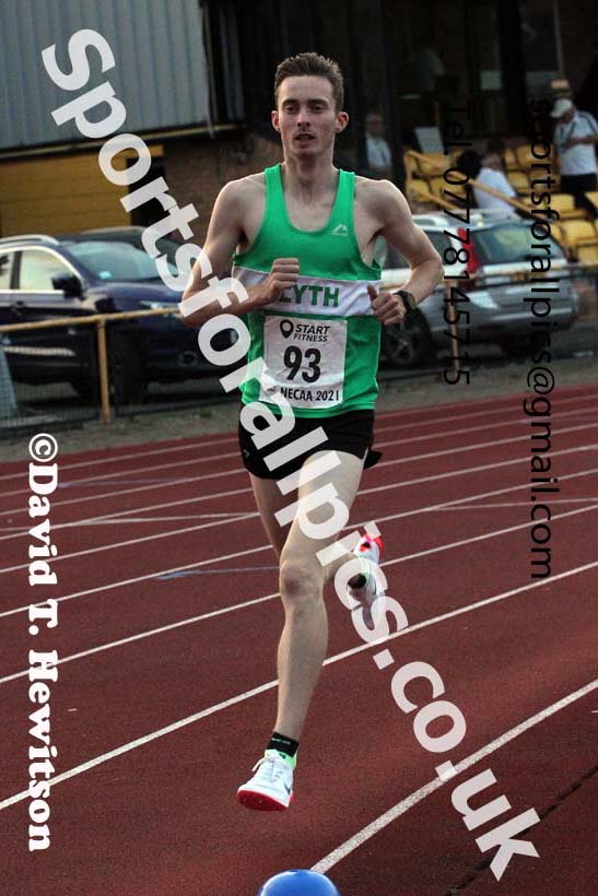 3000 metres, 2021 North East Grand Prix 6, Monkton, Wednesday, August 4th. Photo: David T. Hewitson/Sports for All Pics